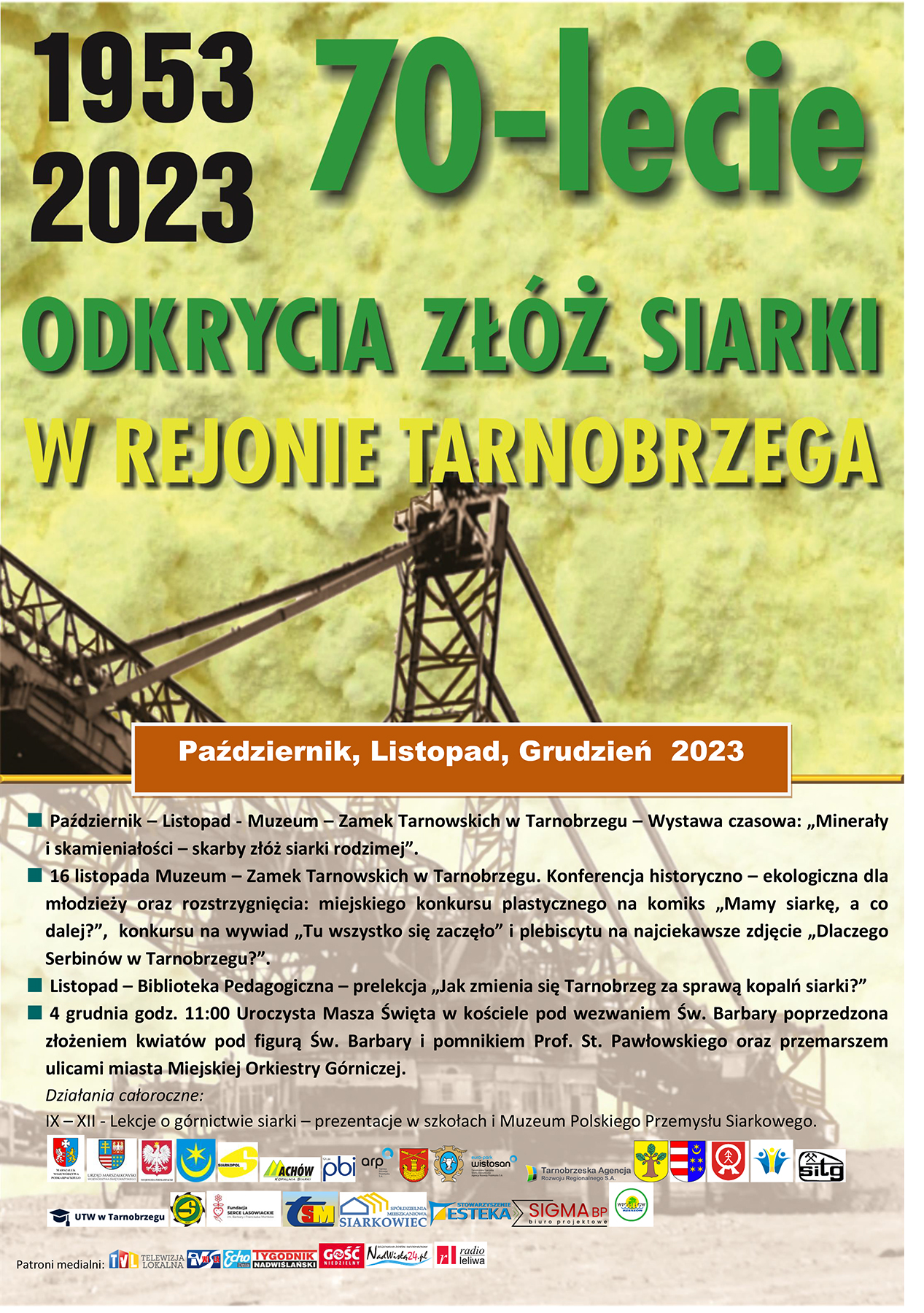 70-lecie Odkrycia Złóż Siarki w Rejonie Tarnobrzega
